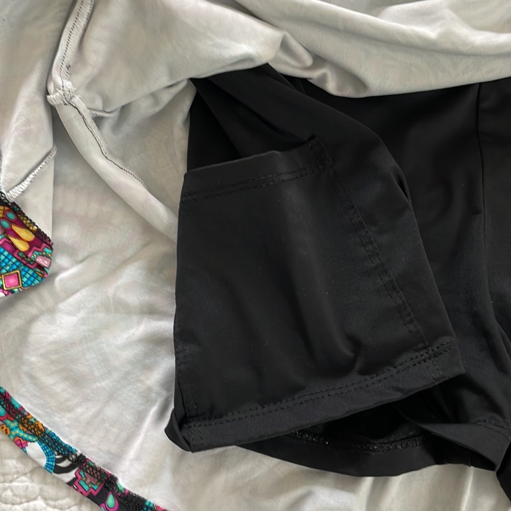 Blue Fish Multicolor Patterned Skort - Picture 5 of 5